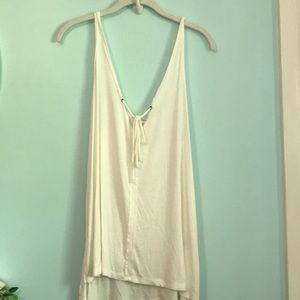 White free people tank